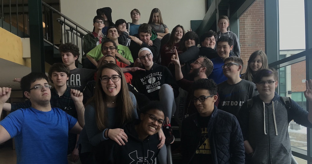 robotics club yearbook photo 2018